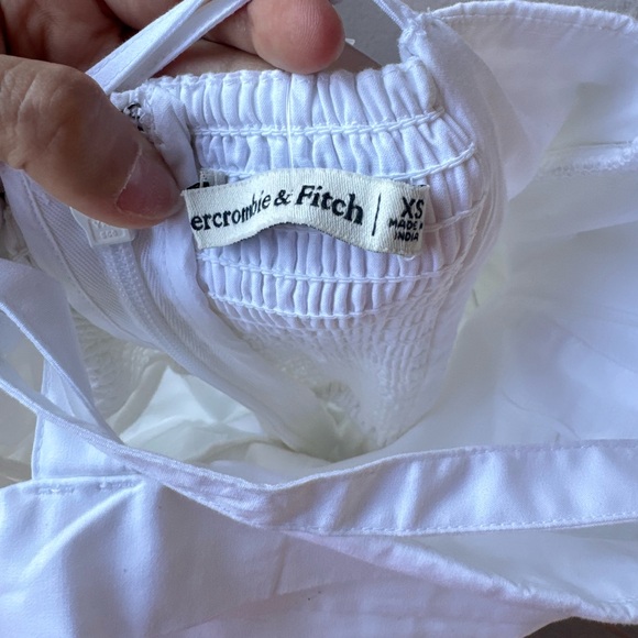 NEW Abercrombie & Fitch Elegant White Maxi Dress Size XS - Picture 8 of 8